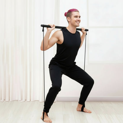 Élastique musculation barre noir