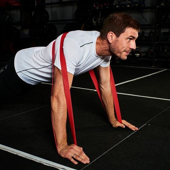 Élastique musculation entrainement bras