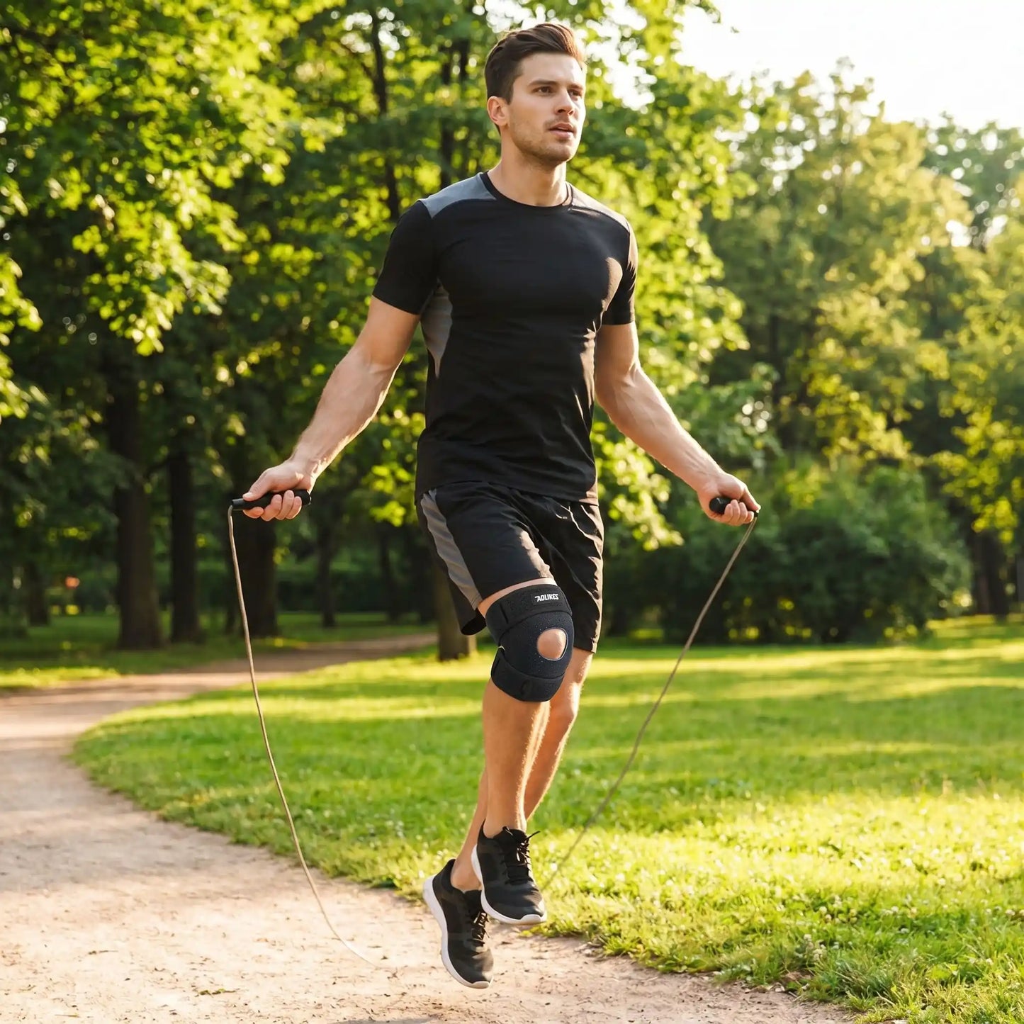 Genouillere rotulienne pour le sport respirante
