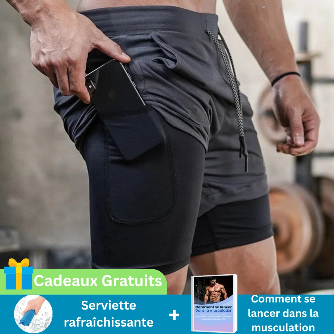 SmartShort™| Short de sport multifonction