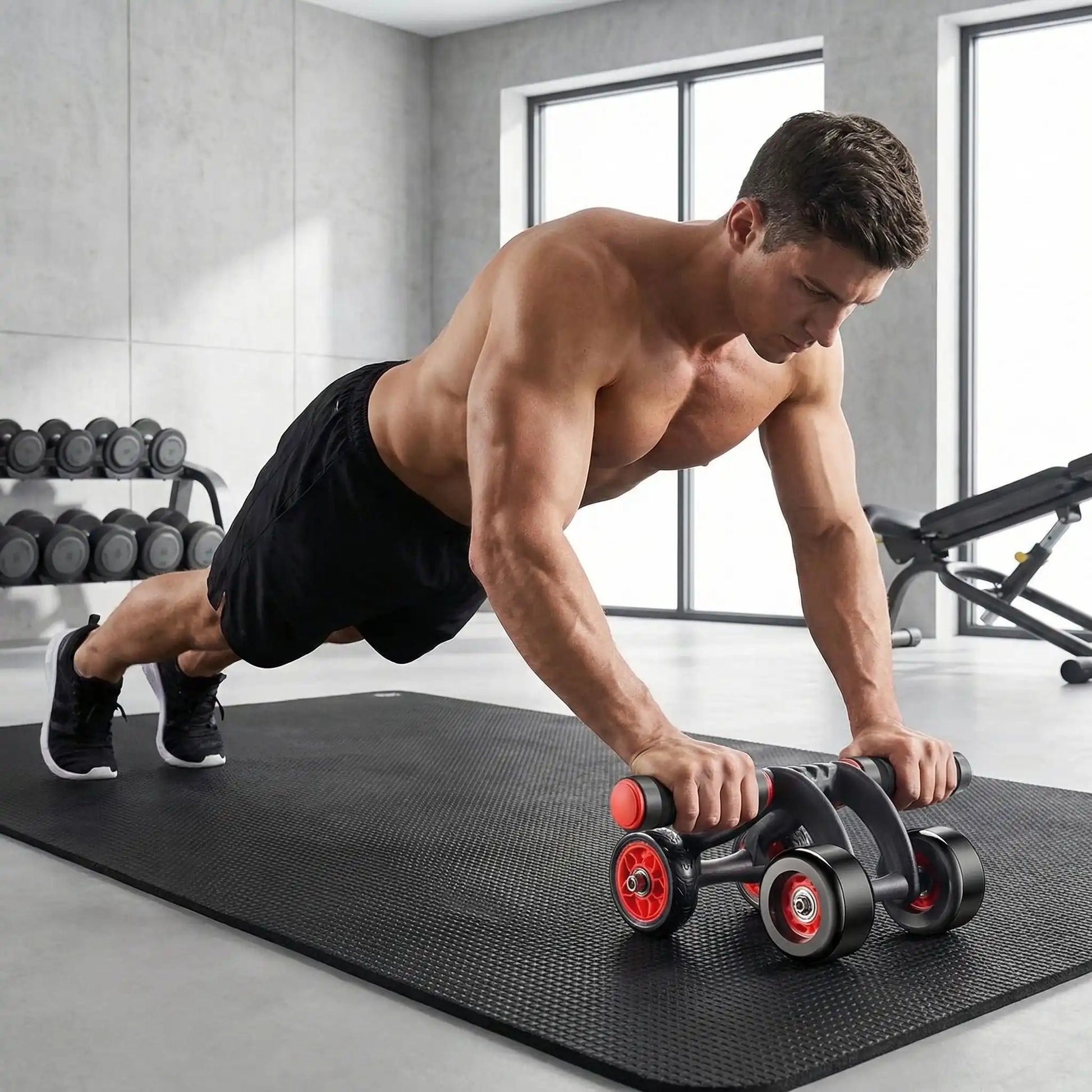 Roulette abdominale renforcement musculaire