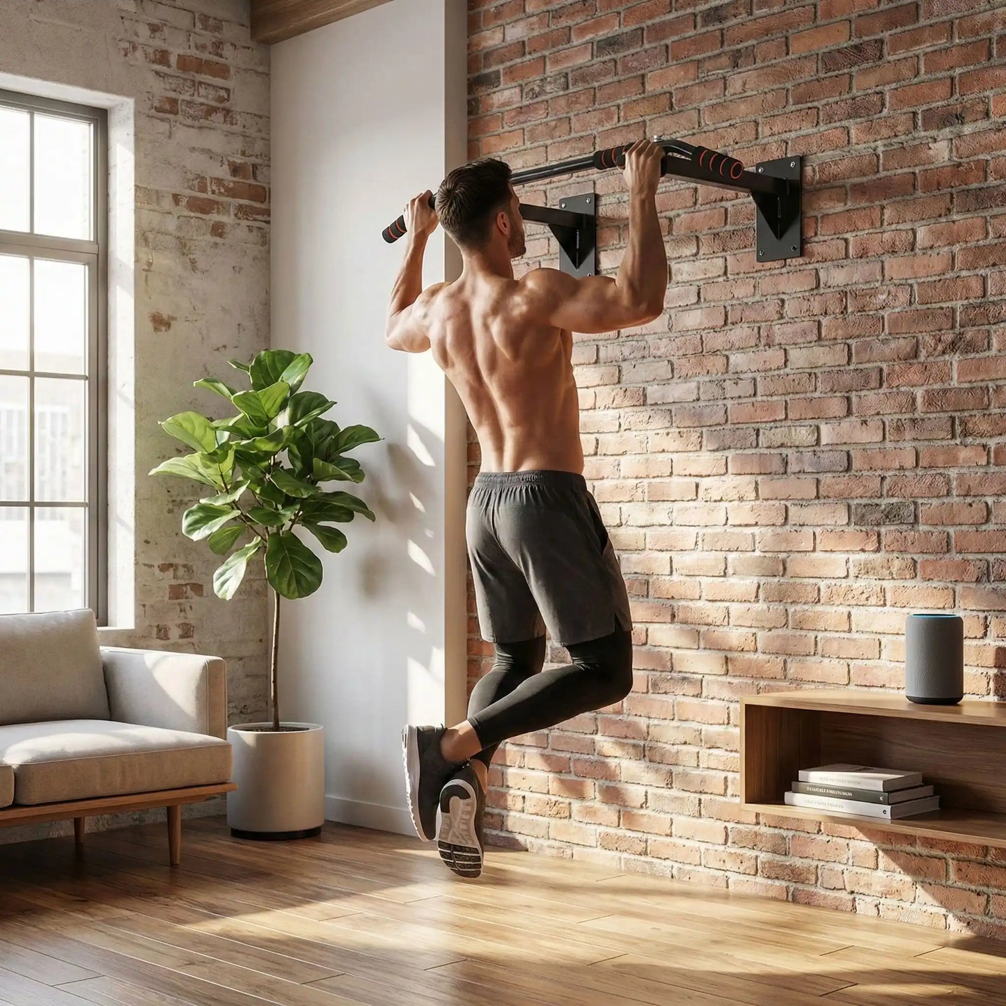 barre de traction murale exercices varies