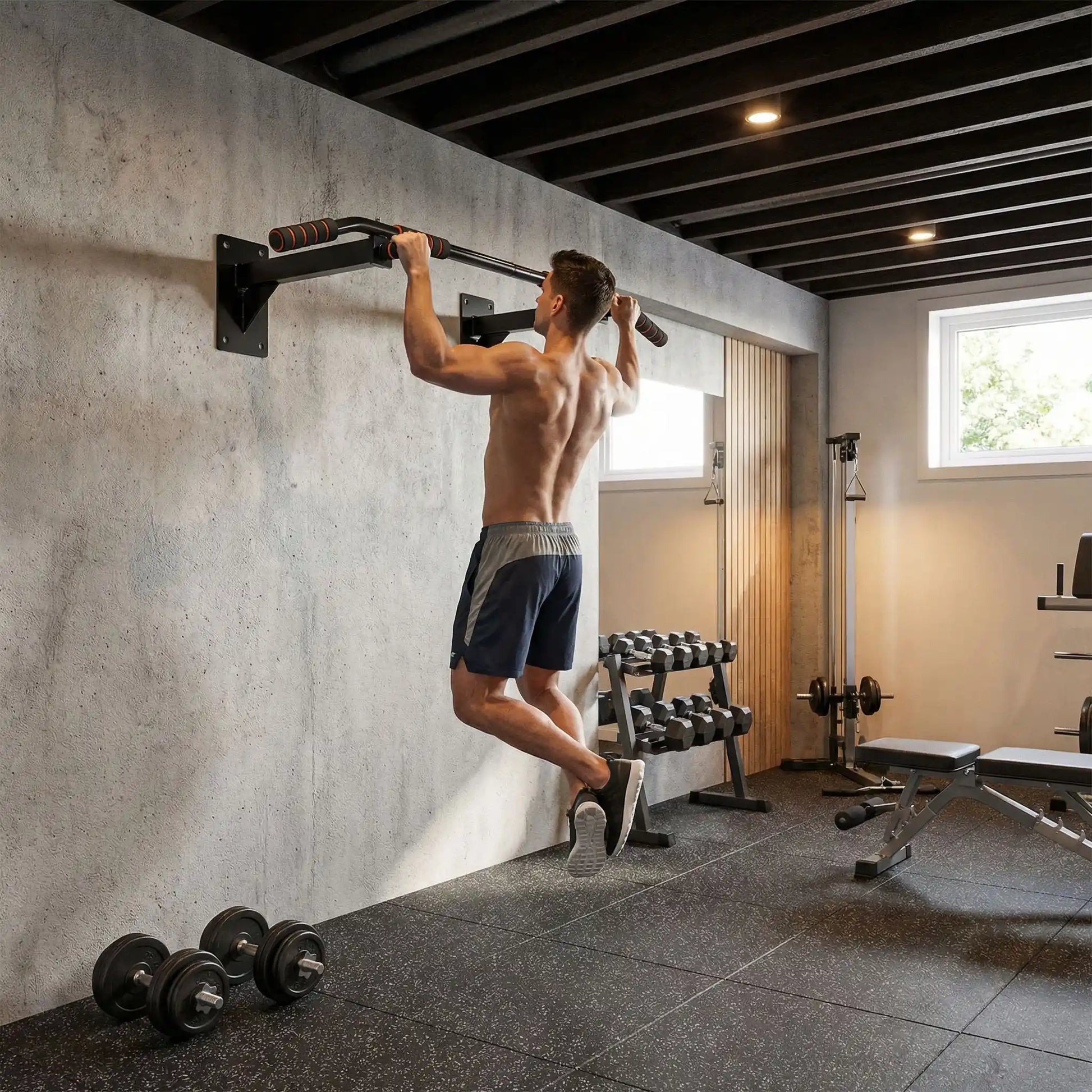 barre de traction murale pratique