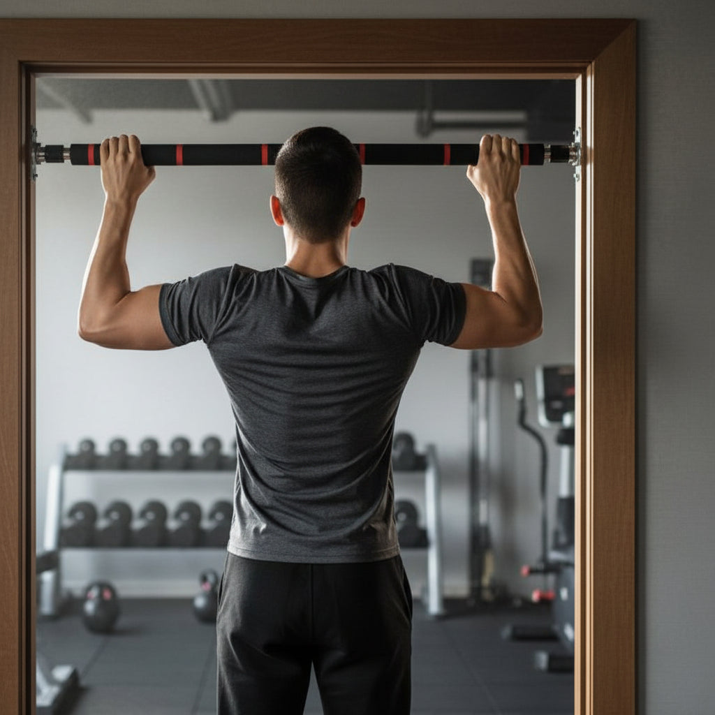 Barre de traction porte ajustable 