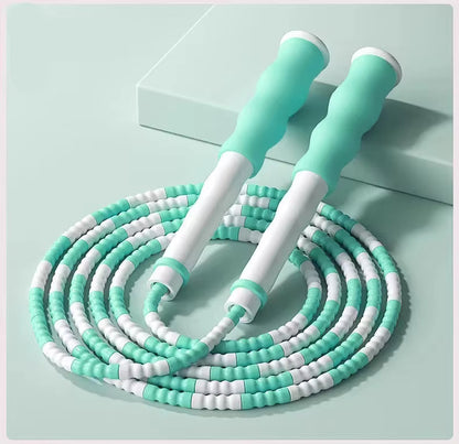 corde à sauter bambou vert