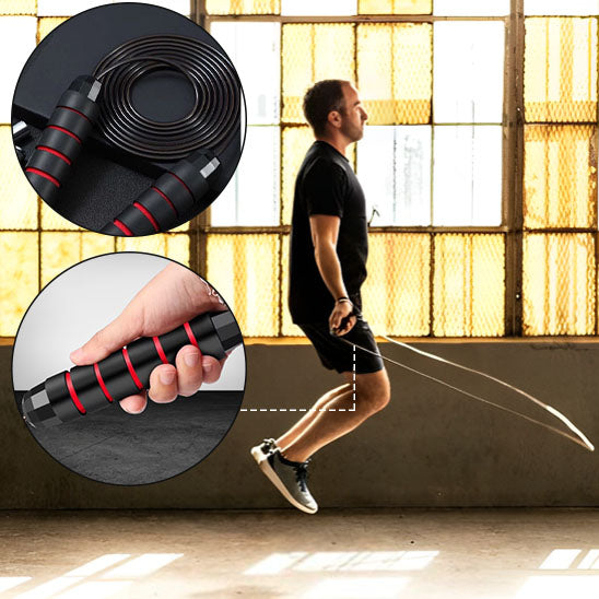 corde a sauter poignees confortables
