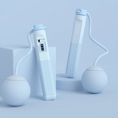 corde a sauter sans corde bleu