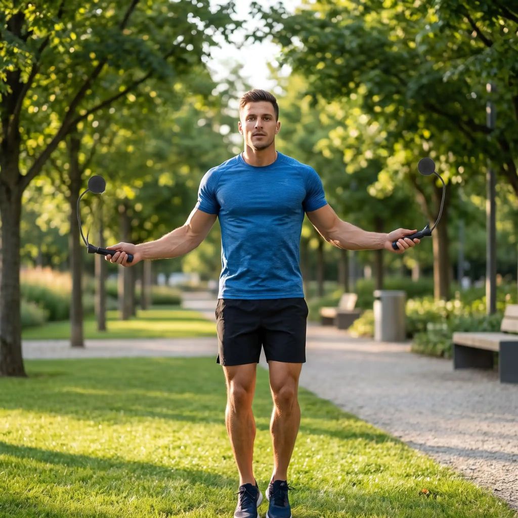 corde a sauter sans corde fitburn pratique

