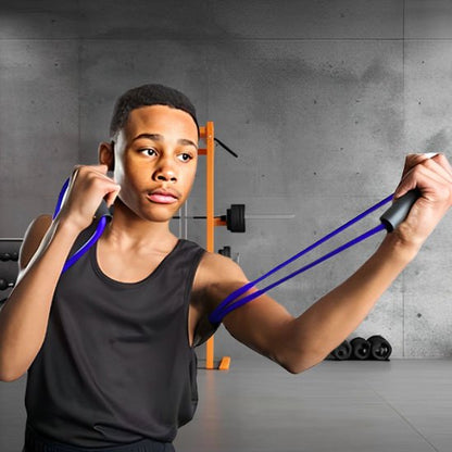 Élastique musculation poignee ergonomique