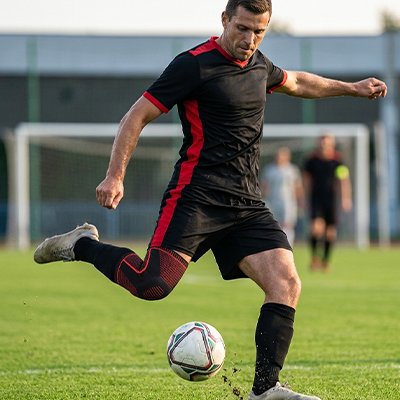 Genouillère pour rotule football