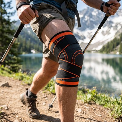 Genouillère rotulienne pour le sport​ compression graduée