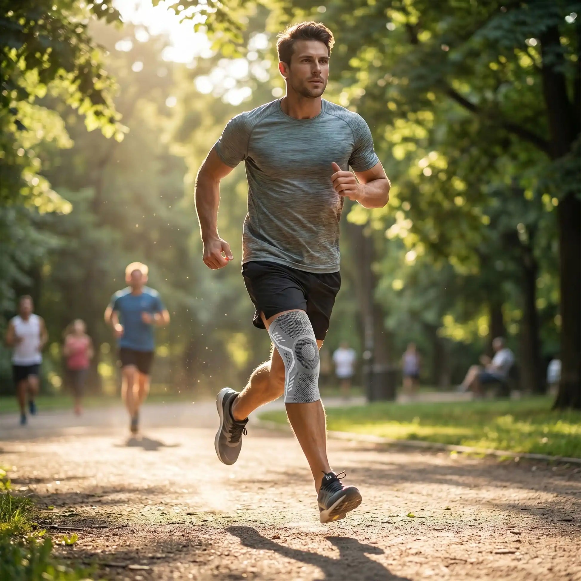 Genouillère rotulienne pour le sport course