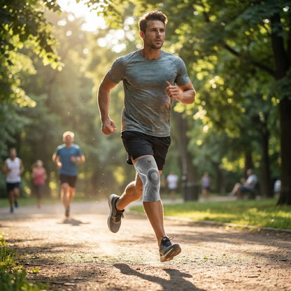 Genouillère rotulienne pour le sport course