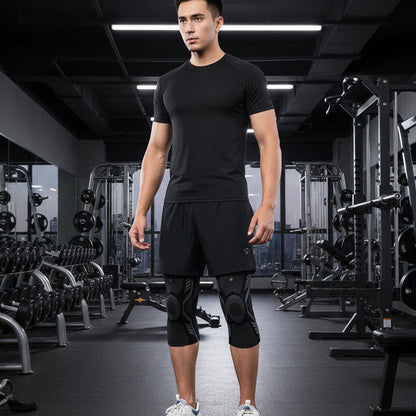 Genouillère rotulienne pour le sport noir
