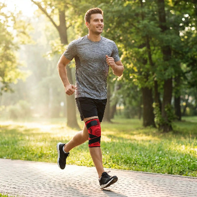 genouillère rotulienne pour le sport ressorts 3D pratique