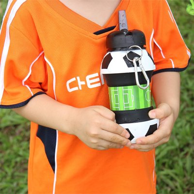 Gourde sport en forme de ballon de foot