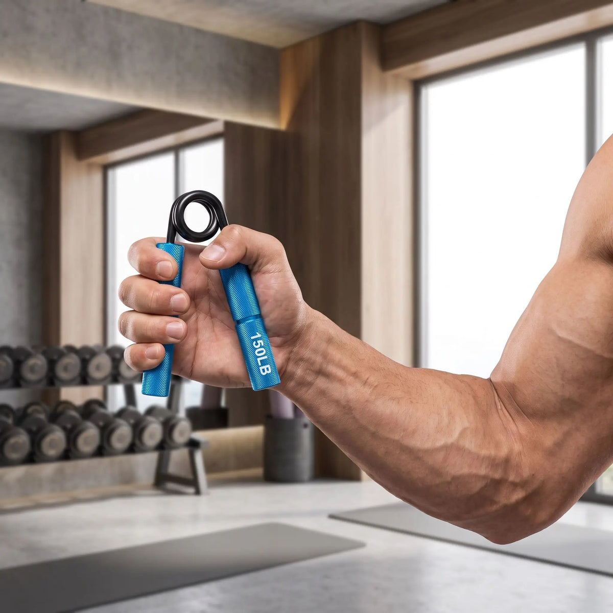 grippers for hands bleu
