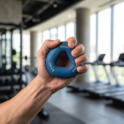 homme entraine main avec Hand gripping Anneau 90kg