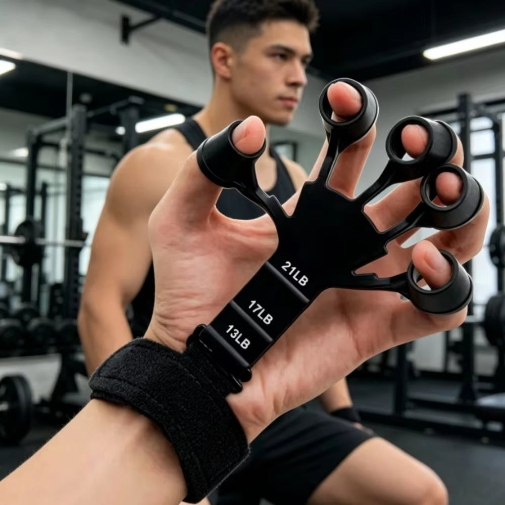 homme renforce sesdoigts finger grip 3 niveaux