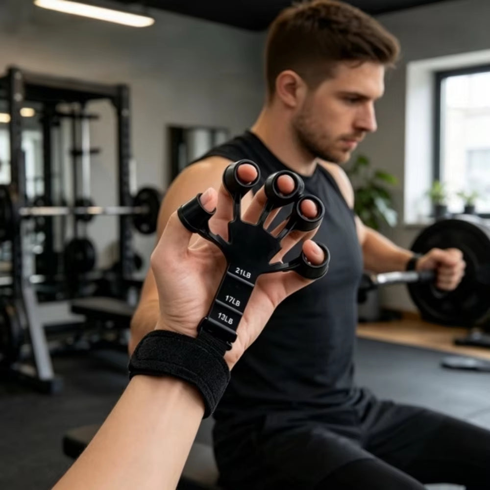 homme uilise finger grip 3 niveaux