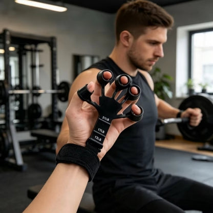 homme uilise finger grip 3 niveaux