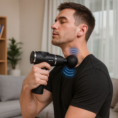 Pistolet de massage cou