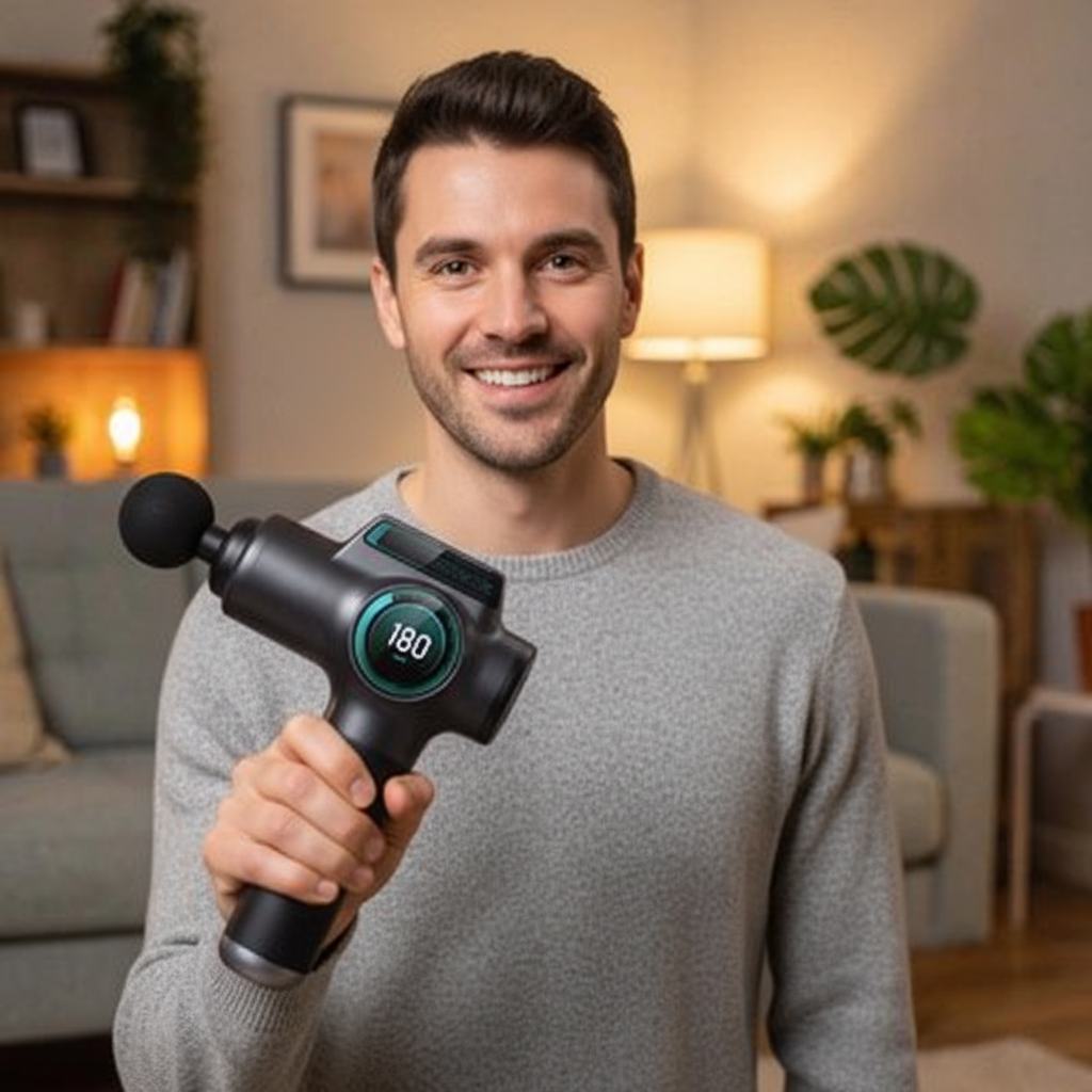 pistolet de massage musclepro Ergonomique  