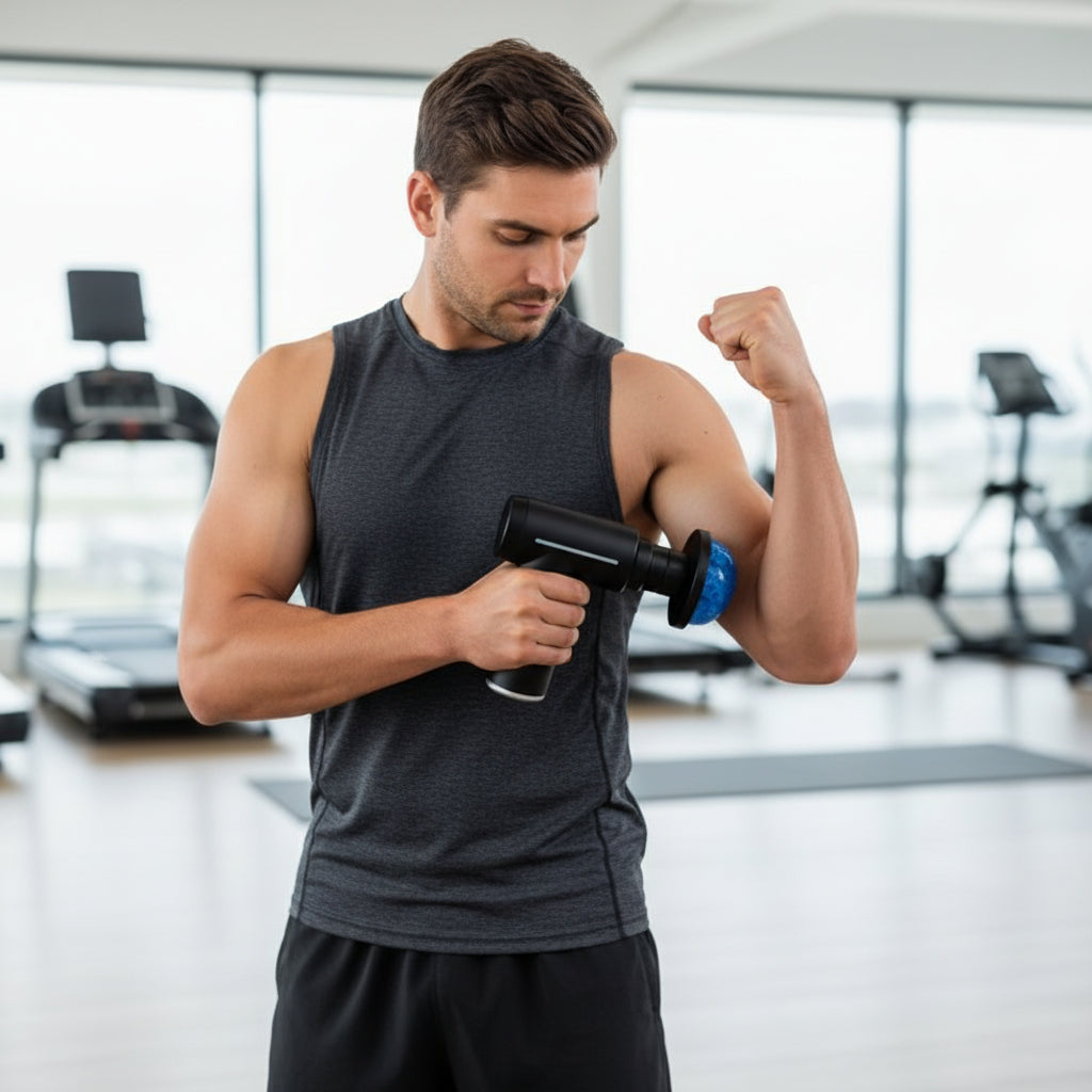 Pistolet de massage musculaire ergonomique