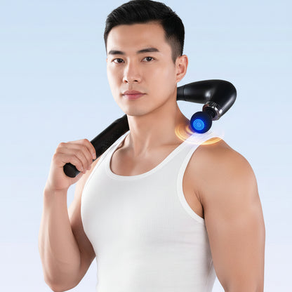 pistolet de massage musculaire percussion ciblee 
