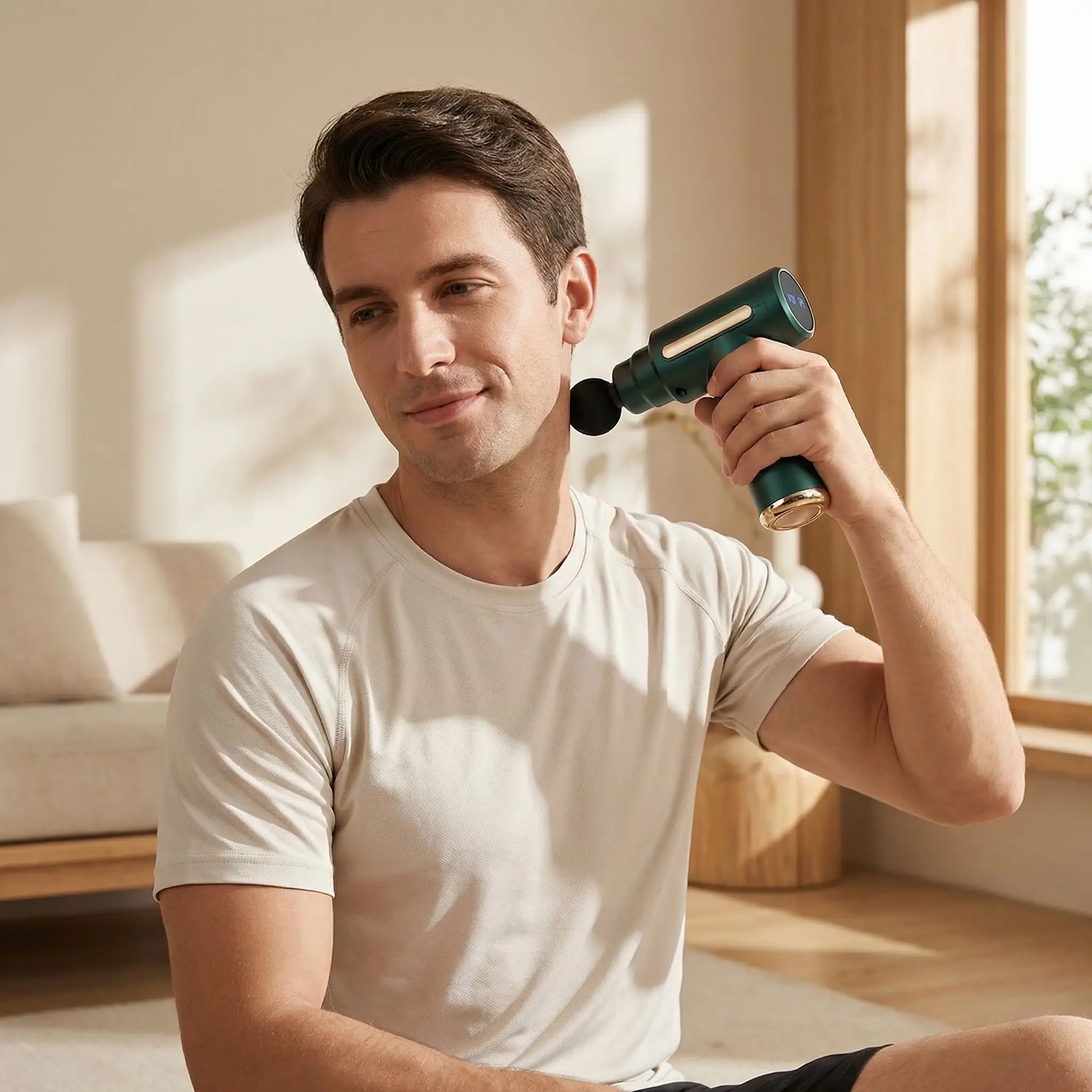 pistolet massage cou