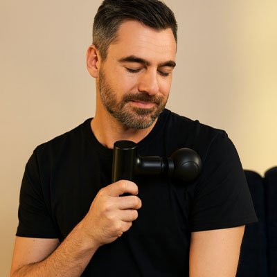Pistolet massage ergonomique