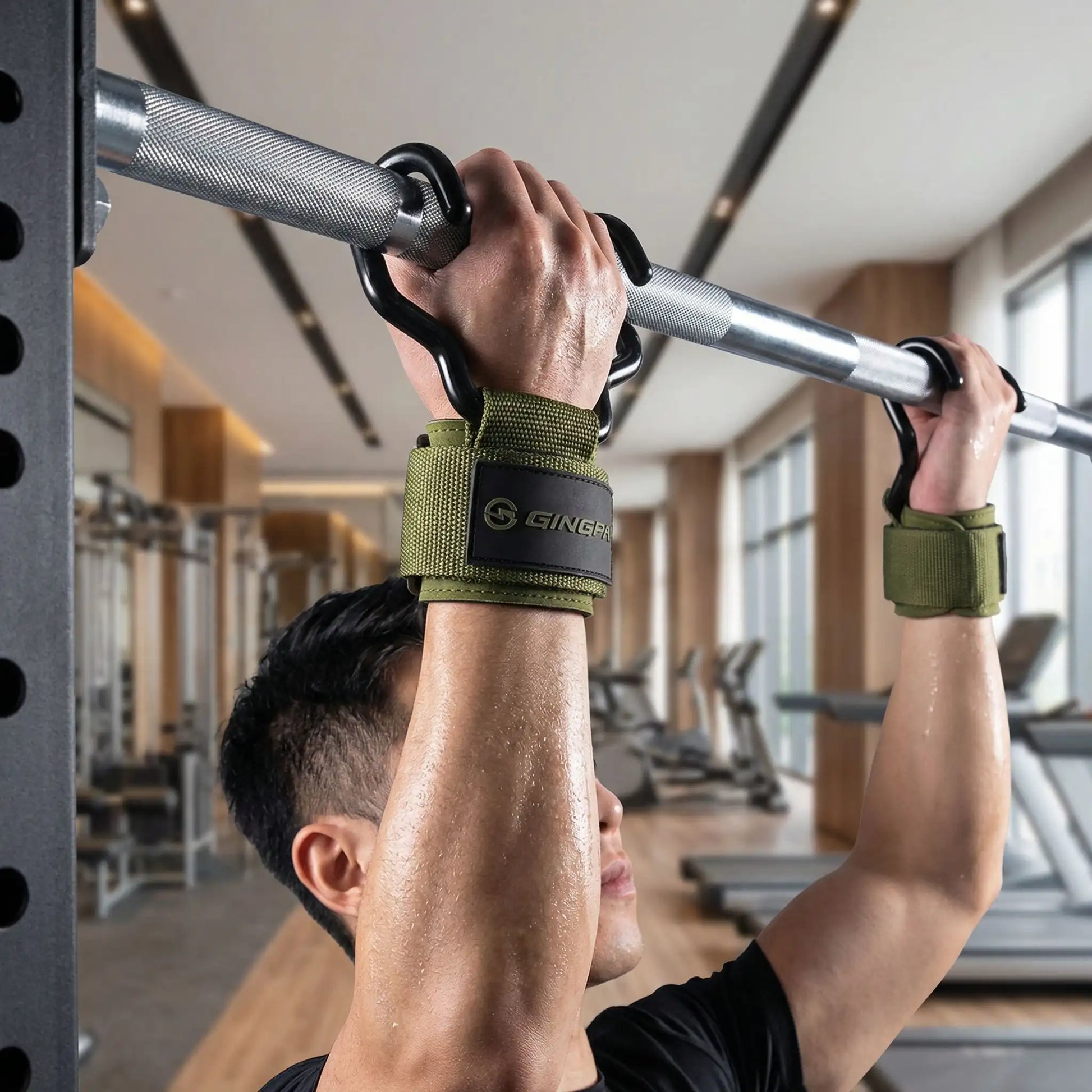 sangle de tirage crochet protection mains