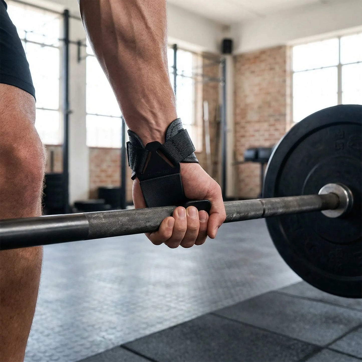 sangle de tirage crochet protection mains