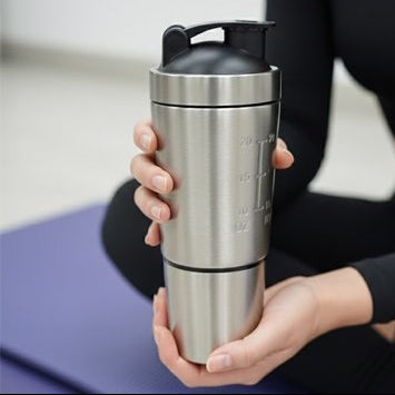 Shaker proteine ergonomique