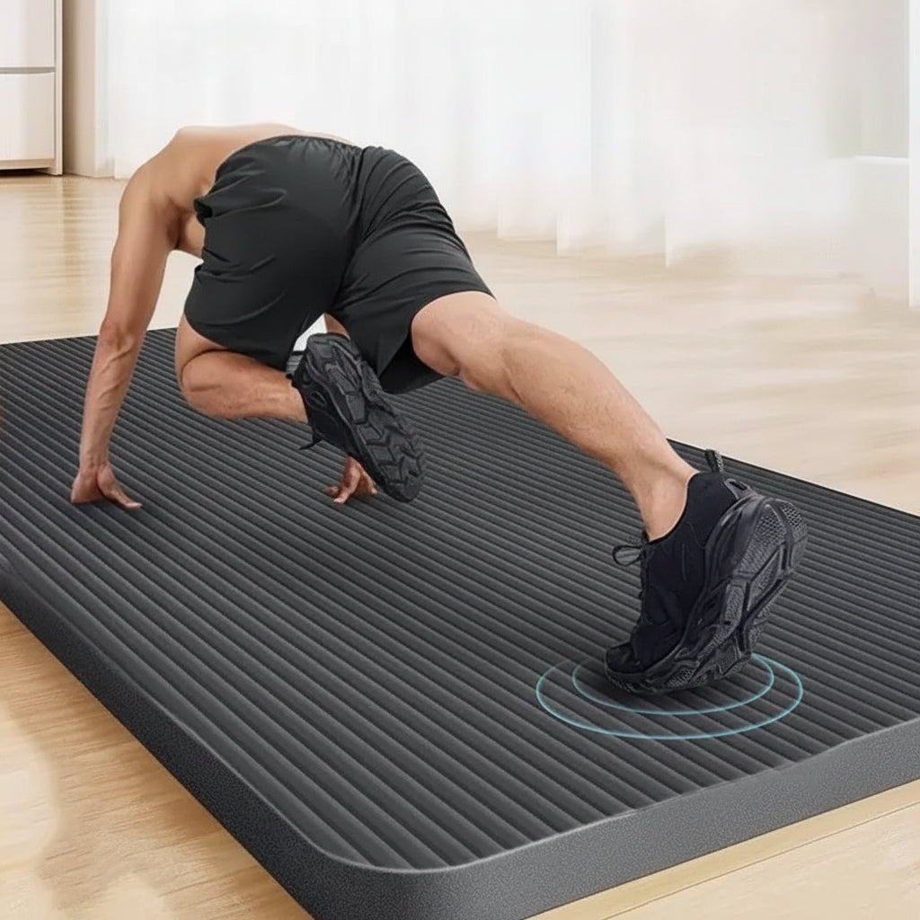 tapis de gym épais anti-derapant