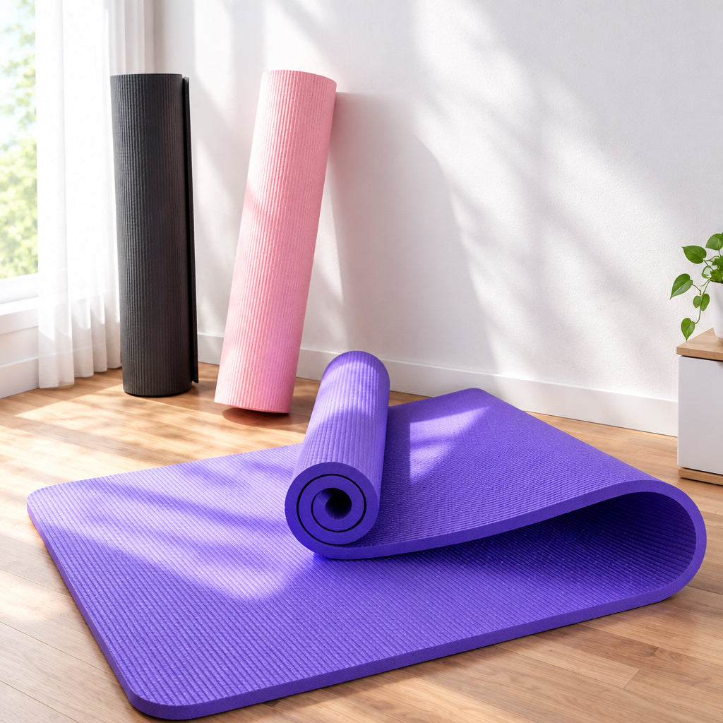 tapis de gym épais enroulable 3 couleurs
