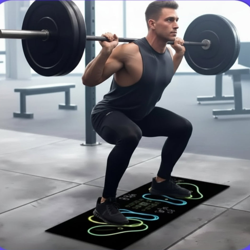 tapis de gym positions variees