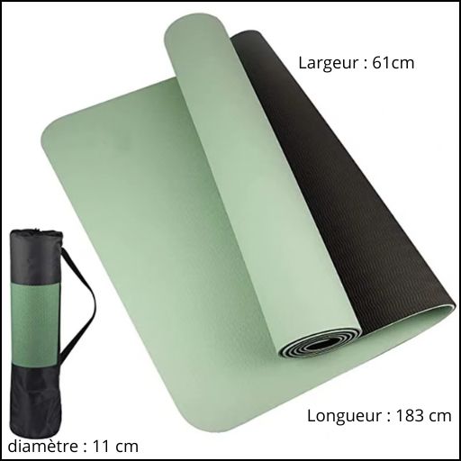 tapis sport dimension